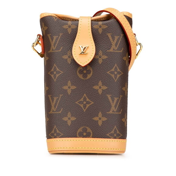 LOUIS VUITTON Brown Monogram Leather Shoulder Bag - Picture 1 of 11